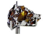 6.1g Golden Pallasite Meteorite end piece