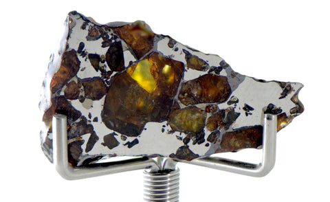 6.1g Golden Pallasite Meteorite end piece