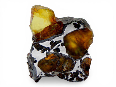 1.56g Golden Pallasite Meteorite slice
