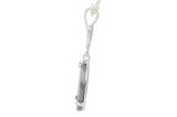 MUONIONALUSTA Drop meteorite pendant I Sterling Silver Necklace - Meteorite Jewelry