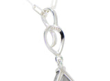 MUONIONALUSTA Drop meteorite pendant I Sterling Silver Necklace - Meteorite Jewelry