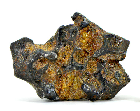 61.77g Amazing SERICHO Pallasite Meteorite Beautiful Olivine Crystals