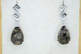 Moon Drop Earrings I Lunar Meteorite Jewelry