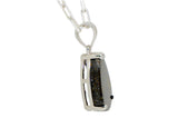 Aethel Tear Drop Pendant I R3 Chondrite Necklace I Sterling Silver - Meteorite Jewelry