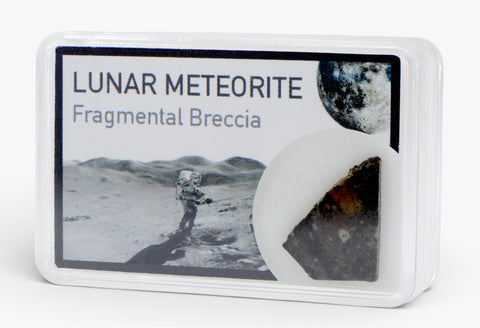 0.62g Lunar Fragmental Breccia Meteorite slice I NWA 16530