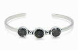 Lunar and Martian Meteorite Bracelet - Plures Mundos Collection - Hand Crafted Meteorite Jewelry
