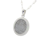 Beautiful GIBEON meteorite pendant I Sterling Silver Necklace - Meteorite Jewelry