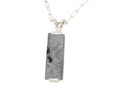 MUONIONALUSTA meteorite pendant I Sterling Silver Necklace - Meteorite Jewelry
