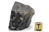 72.73g H5 Chondrite Meteorite half piece with fusion crust I NWA 18056