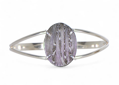 Meteorite Bracelet I Beautiful Damascus Steel Bracelet - Meteorite Jewelry