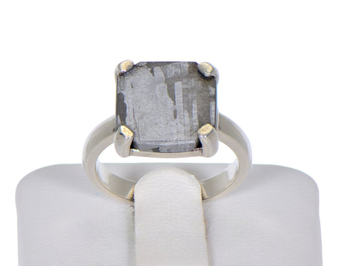 Etched HENBURY Meteorite Ring I Size 5.75 - Meteorite Jewelry