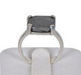 Etched HENBURY Meteorite Ring I Size 6 - Meteorite Jewelry