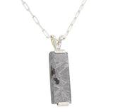 MUONIONALUSTA meteorite pendant I Sterling Silver Necklace - Meteorite Jewelry