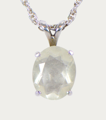 Beautiful Faceted Libyan Desert Glass Pendant - Jewelry