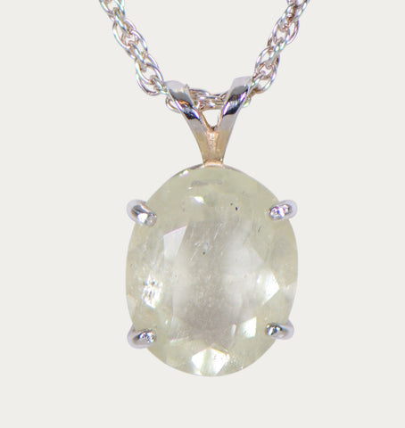 Beautiful Faceted Libyan Desert Glass Pendant - Jewelry