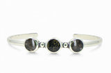 Lunar and Martian Meteorite Bracelet - Plures Mundos Collection - Hand Crafted Meteorite Jewelry
