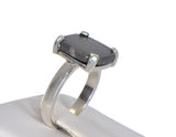 Etched HENBURY Meteorite Ring I Size 5.75 - Meteorite Jewelry