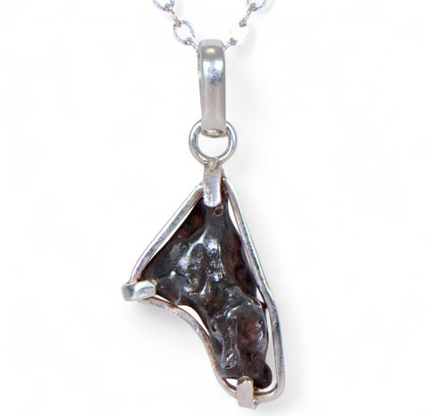 SIKHOTE-ALIN Meteorite Pendant - Meteorite Jewelry - Sterling Silver