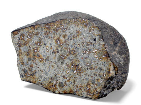 82.38g H5 Chondrite Meteorite half piece with fusion crust I NWA 18056