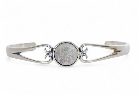 Meteorite Bracelet I Beautiful Damascus Steel Bracelet - Meteorite Jewelry