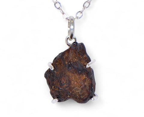 SERICHO Pallasite Meteorite Beautiful Silver Pendant - Meteorite Jewelry