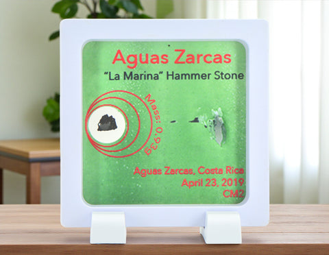 0.93g AGUAS ZARCAS CM2 Hammer Stone Meteorite Carbonaceous Chondrite