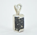 Lunar Meteorite Jewelry I The Moon Bar Necklace