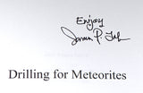Drilling For Meteorites by James P. Tobin, SIGNED BY AUTHOR - Book