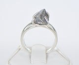 Beautiful Etched Gibeon Meteorite ring I Size 9  - Meteorite Jewelry