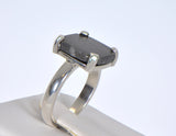 Etched HENBURY Meteorite Ring I Size 5.75 - Meteorite Jewelry