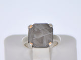 Etched HENBURY Meteorite Ring I Size 6 - Meteorite Jewelry