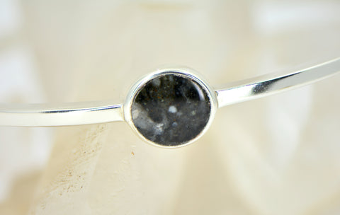 Lunar Meteorite Bracelet - Genuine Lunar Meteorite Jewelry
