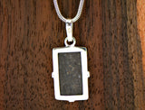 The Keeler Lunar Necklace I 925 Silver Meteorite Pendant Jewelry