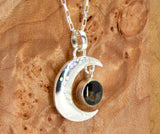 Beautiful Luna Necklace I 925 Silver Meteorite Pendant Jewelry