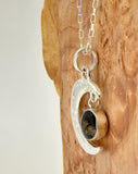 Beautiful Luna Necklace I 925 Silver Meteorite Pendant Jewelry