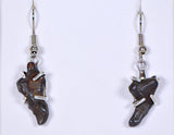 SERICHO Pallasite Meteorite Beautiful Silver Earrings - Meteorite Jewelry