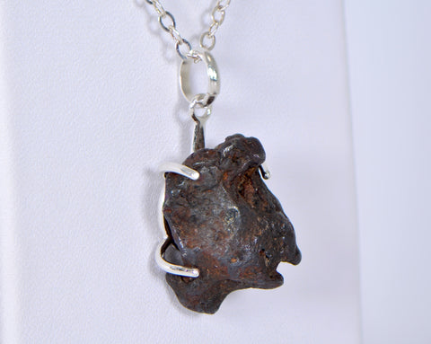 Meteorite Necklace - Circular Meteorite Pendant | Patrick Adair Designs