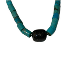 Cielo & Luna - Turquoise with Lunar Meteorite Necklace